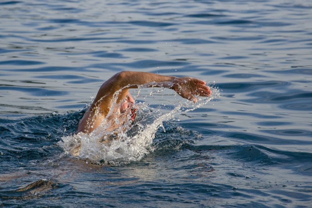 Canva Person Swimming on Body of Water Doing Freestyle Strokes 1